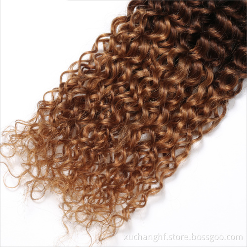 Wholesale Hair Weave Ombre Kinky Curly,Mink Raw Cuticle Aligned Virgin Hair,Virgin Remy Hair Extension Free Sample Free Shipping